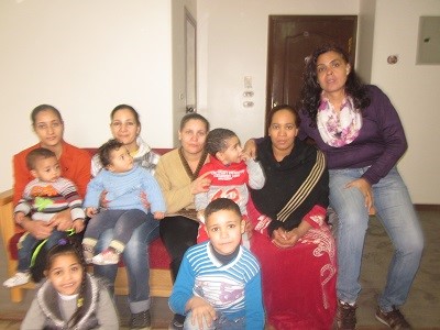 familles accueillies en appartement